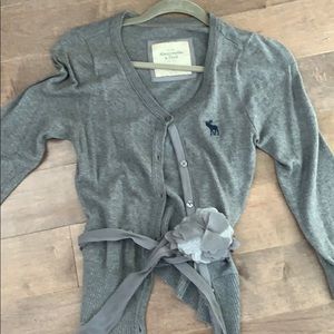 Cute Abercrombie sweater with a wrap around